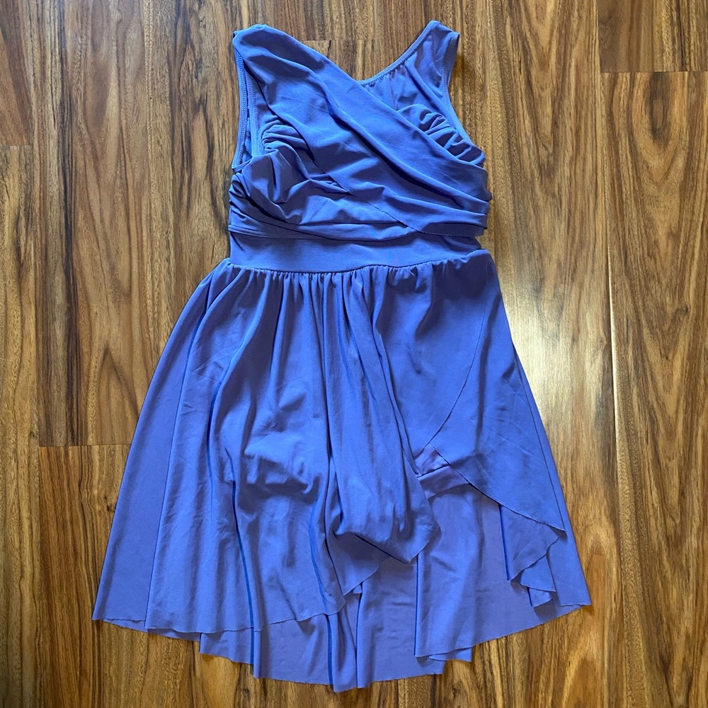 Balera Performance D8423 Mesh Wrap Dress Wisteria Purple